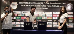 การแถลงข่าว Buriram HitechPICO Futsal Championship 2018